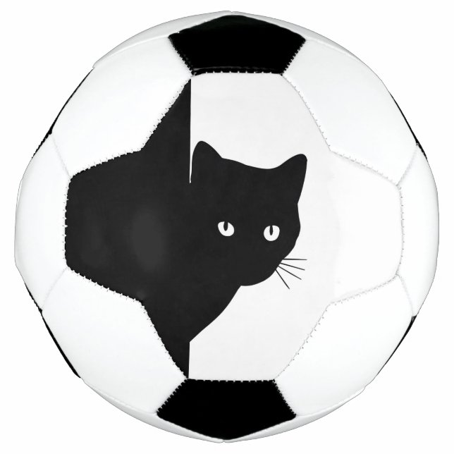 Ballon De Foot Chat noir (Devant)