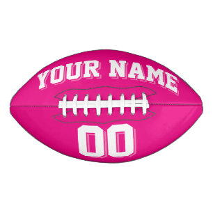 Ballon De Foot CHAUD ROSE ET BLANC Football Personnalisé