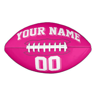 Ballon De Foot CHAUD ROSE ET BLANC Football Personnalisé