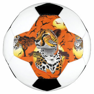 Ballon De Foot Cheetah African Feline Wild Animal