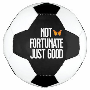 Ballon De Foot Citation Papillon Monarch 'Pas De Chance, Simpleme