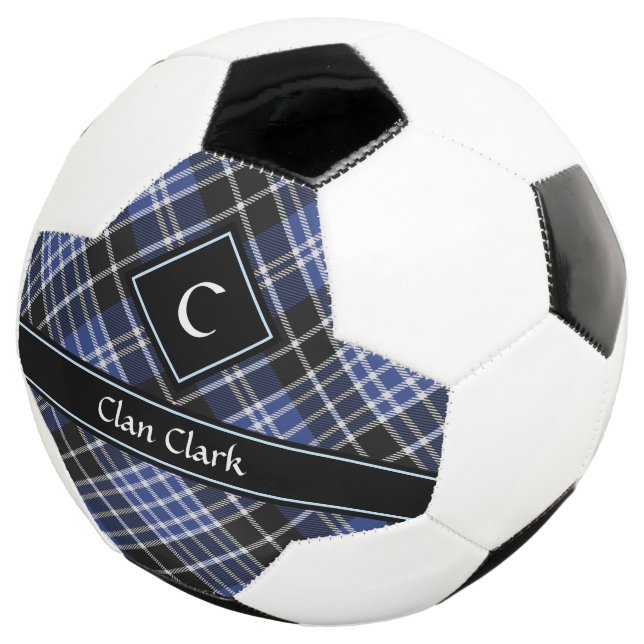 Ballon De Foot Clan Clark Chasse Tartan Soccer Ball (3/4)