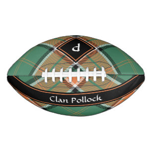 Ballon De Foot Clan Pollock Tartan Football