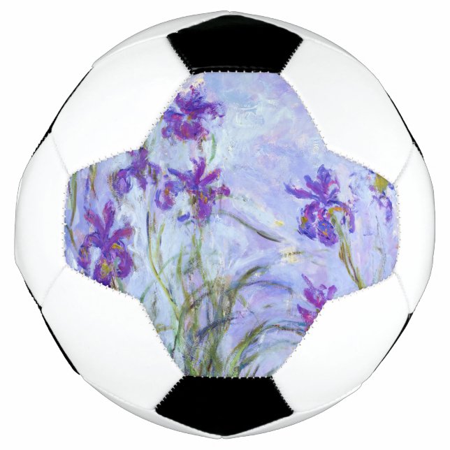 Ballon De Foot Claude Monet - Lilac Irises / Iris Mauves (Devant)