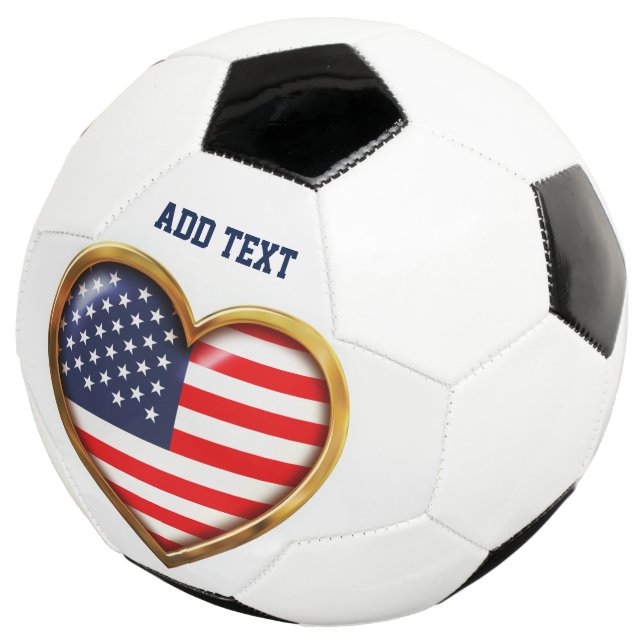 Ballon De Foot Coeur américain (3/4)