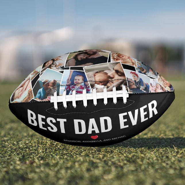 Ballon De Foot Collage photo de Best Dad Ever (Créateur téléchargé)
