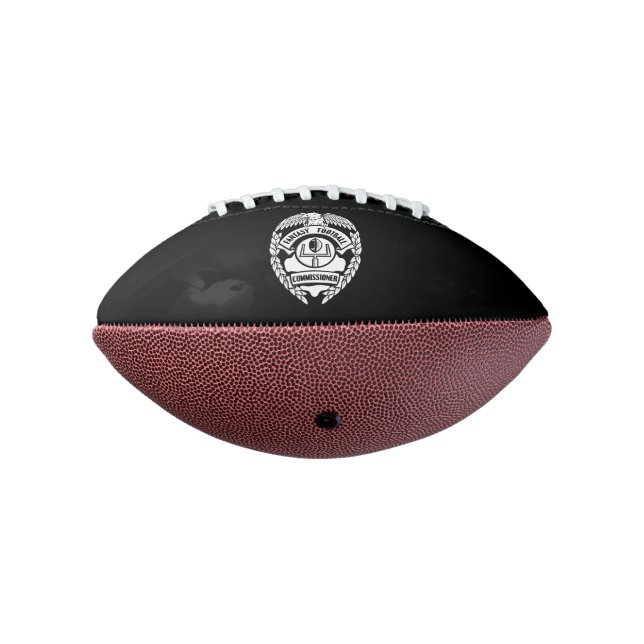 Ballon De Foot Commissaire du football d'imaginaire (Tourné à 270°)
