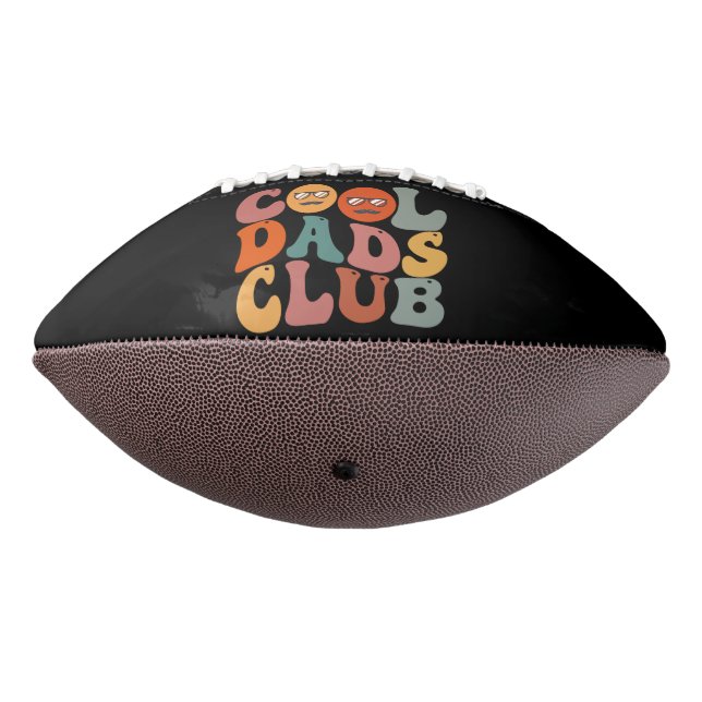 Ballon De Foot Cool Dads Club Papa Fête des pères Retro Super (Tourné à 270°)