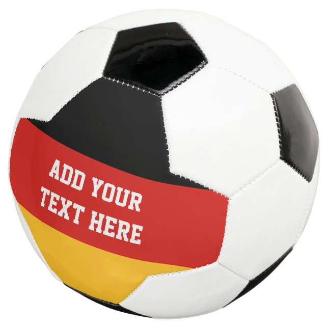 Ballon De Foot COULEURS DE DRAPEAU ALLEMANDE + vos idées (3/4)