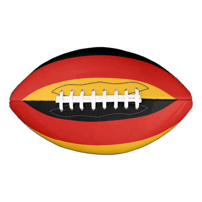 Ballon De Foot COULEURS DE DRAPEAU ALLEMANDE + vos idées (Devant)