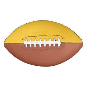 Ballon De Foot Couleurs de l'équipe du collège Football Brown/Jau