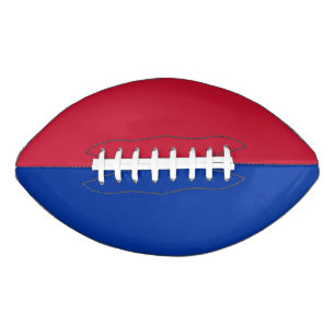 Ballon De Foot Couleurs de l'équipe du collège Football rouge/ble