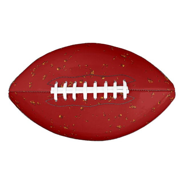 Ballon De Foot Coup De Feu Rouge Sur Votre Photo (Devant)
