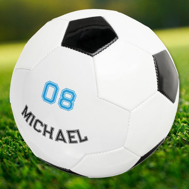 Ballon De Foot Créer Votre Nom De Joueur Numéro Jersey Personnali (Create Your Own Player Name Jersey Number Custom Soccer Ball)