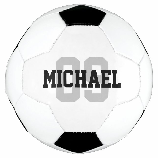 Ballon De Foot Créer Votre Propre Numéro De Nom Personnalisé (Devant)