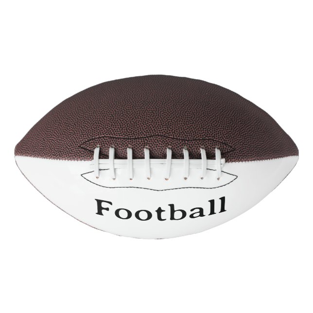 Ballon De Foot Créez Votre Propre Simple 1 Panneau Personnalisé S (Devant)