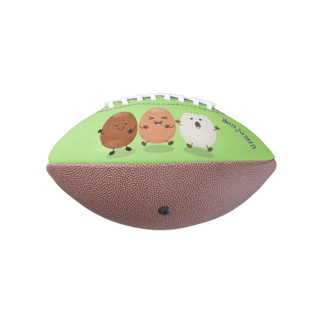Ballon De Foot Cute kawaii oeufs humoristique dessin animé (Tourné à 270°)
