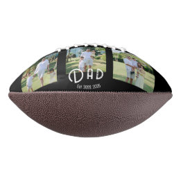 Ballon De Foot Dad Established Grunge Text Black 3 Photo