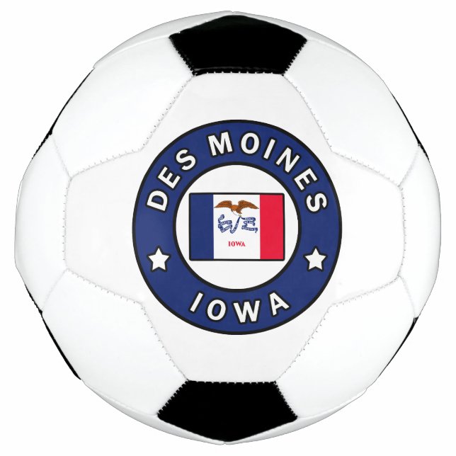 Ballon De Foot Des Moines Iowa (Devant)
