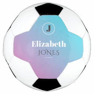 Ballon De Foot Design minimaliste aux couleurs pastel