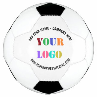 Ballon De Foot Design Your Logo Text Branded Soccer Ball Example