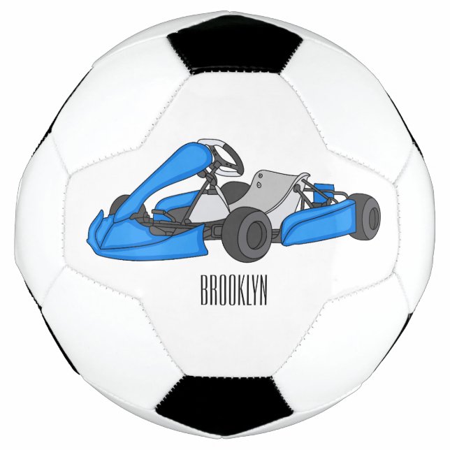 Ballon De Foot dessin animé de Kart racing (Devant)