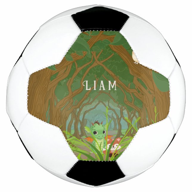 Ballon De Foot Dragon et ami personnalisés (Devant)