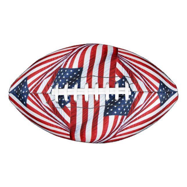 Ballon De Foot Drapeau américain 2412 (Devant)