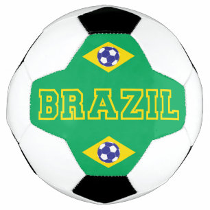 Ballon De Foot Drapeau brésilien