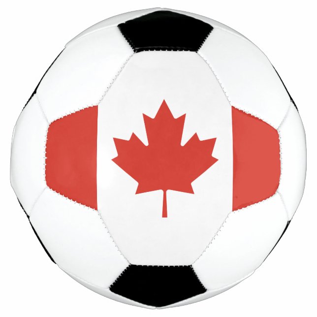 Ballon De Foot Drapeau canadien patriotique (Devant)