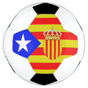 Ballon De Foot Drapeau catalan