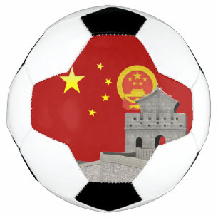 Ballon De Foot Drapeau chinois