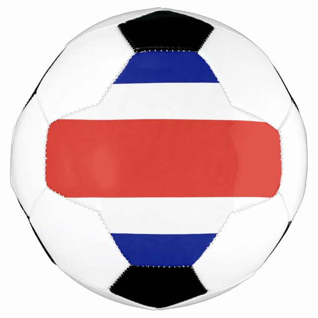 Ballon De Foot Drapeau civil du Costa Rica (Devant)