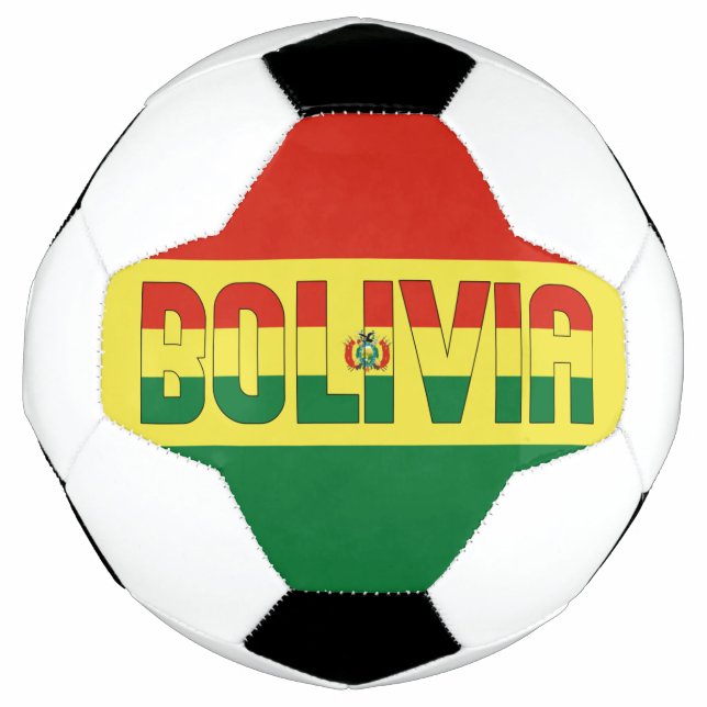 Ballon De Foot Drapeau de Bolivie adorable patriotique (Devant)