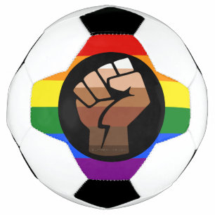 Ballon De Foot Drapeau de couleur des personnes queer de Slippery