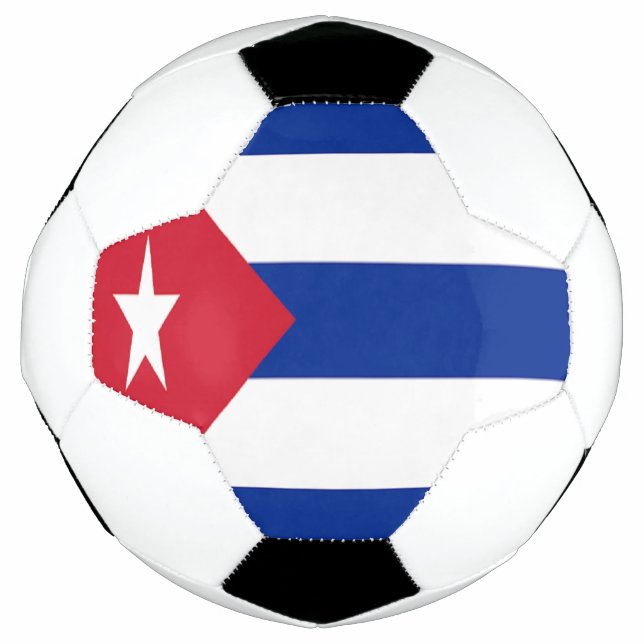 Ballon De Foot Drapeau de Cuba (Devant)