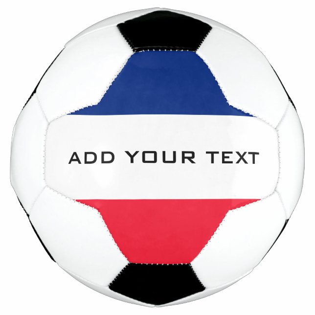 Ballon De Foot Drapeau de France personnalisé (Devant)