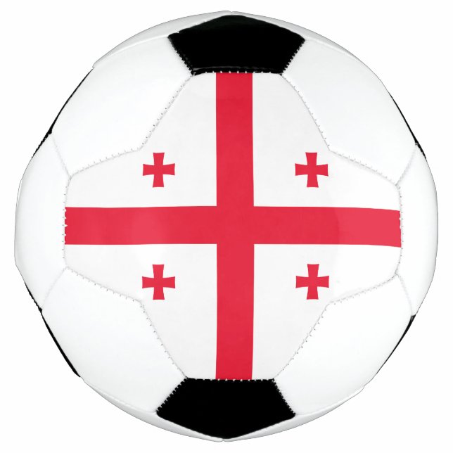 Ballon De Foot Drapeau de Géorgie (Devant)