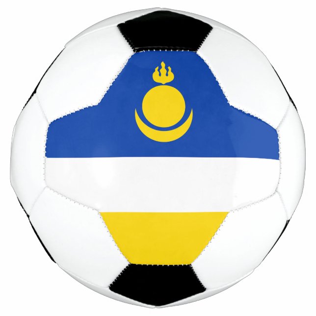Ballon De Foot Drapeau de la Buryatia patriotique (Devant)