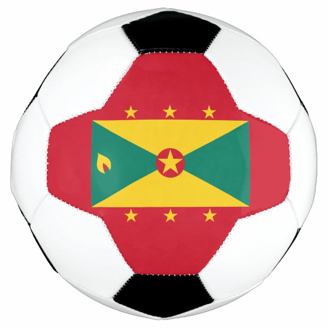 Ballon De Foot Drapeau de la Grenade (Devant)