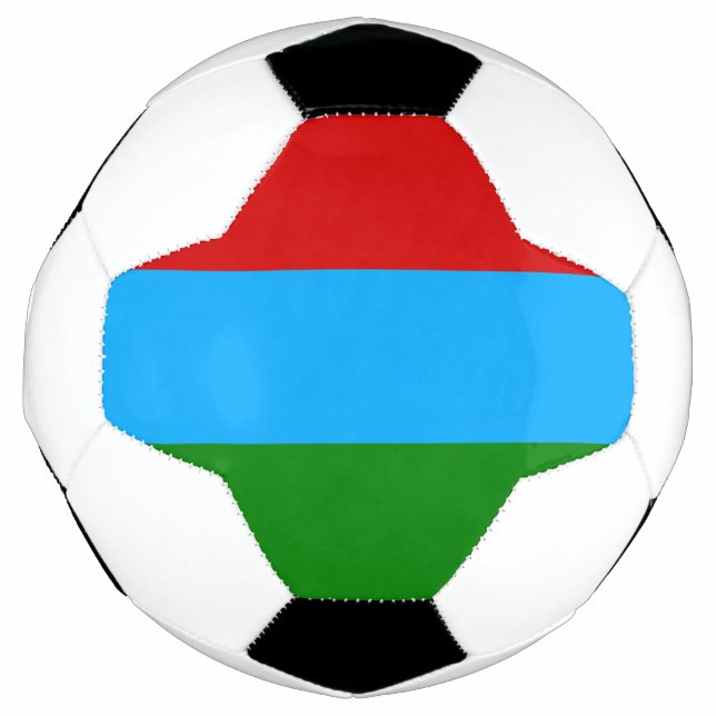 Ballon De Foot Drapeau de la République de Karelia (Devant)