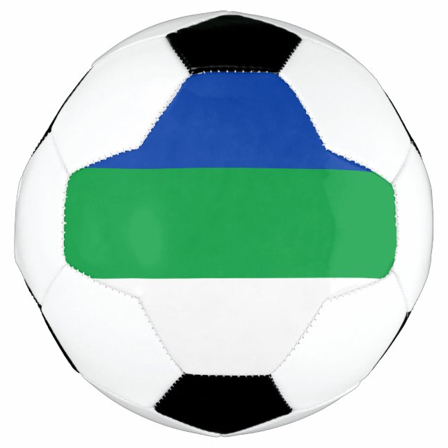 Ballon De Foot Drapeau de la République Komi (Devant)