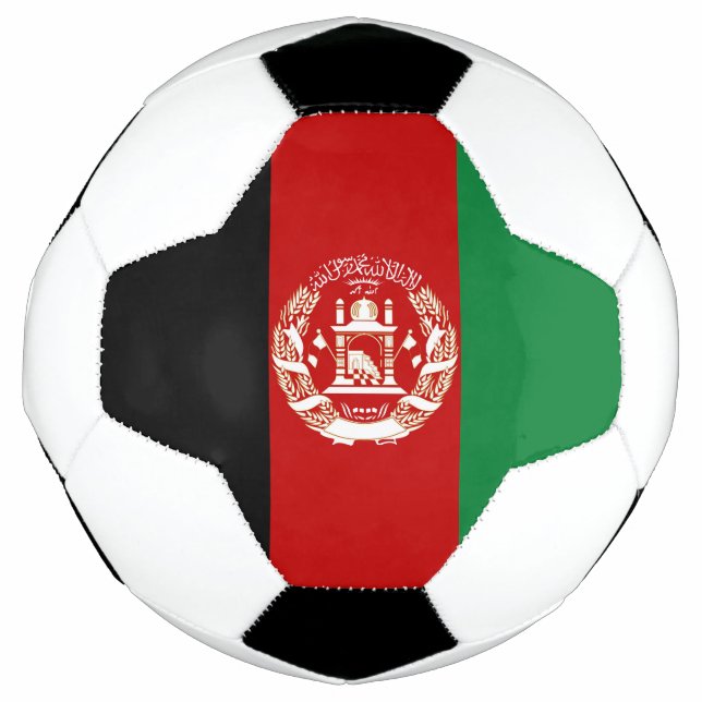 Ballon De Foot Drapeau de l'Afghanistan (Devant)