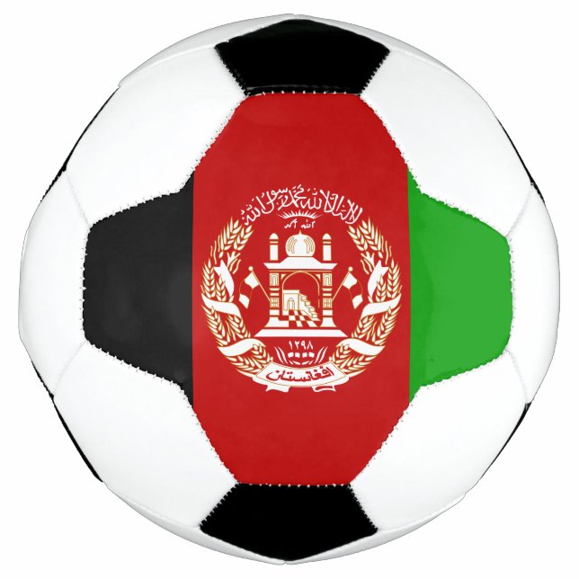 Ballon De Foot Drapeau de l'Afghanistan patriotique (Devant)
