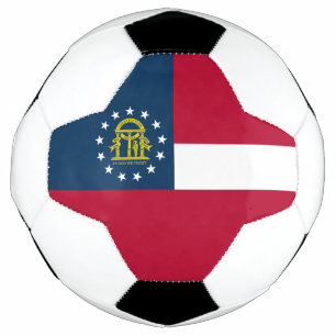 Ballon De Foot Drapeau de l'État de Géorgie