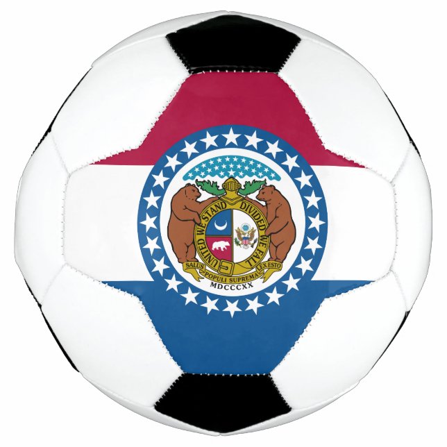 Ballon De Foot Drapeau de l'État du Missouri (Devant)
