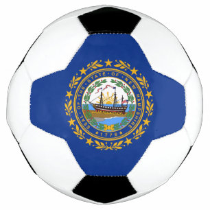 Ballon De Foot Drapeau de l'État du New Hampshire
