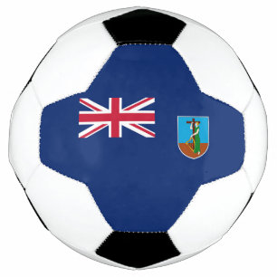 Ballon De Foot Drapeau de Montserrat