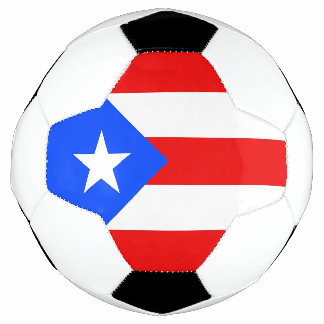Ballon De Foot Drapeau de Porto Rico (Devant)
