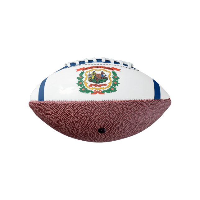 Ballon De Foot Drapeau de Virginie occidentale (Tourné à 270°)